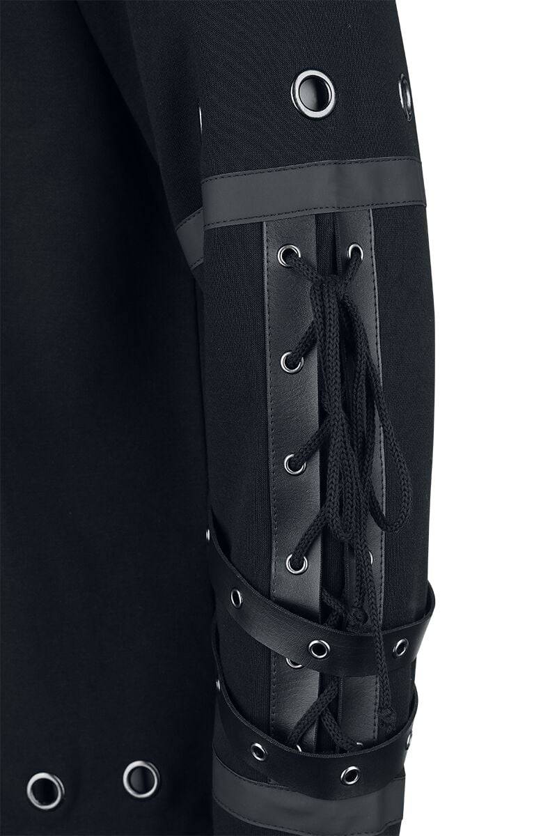 EMP Kapuzenpullover schwarz von Gothicana by EMP Fabrikladen