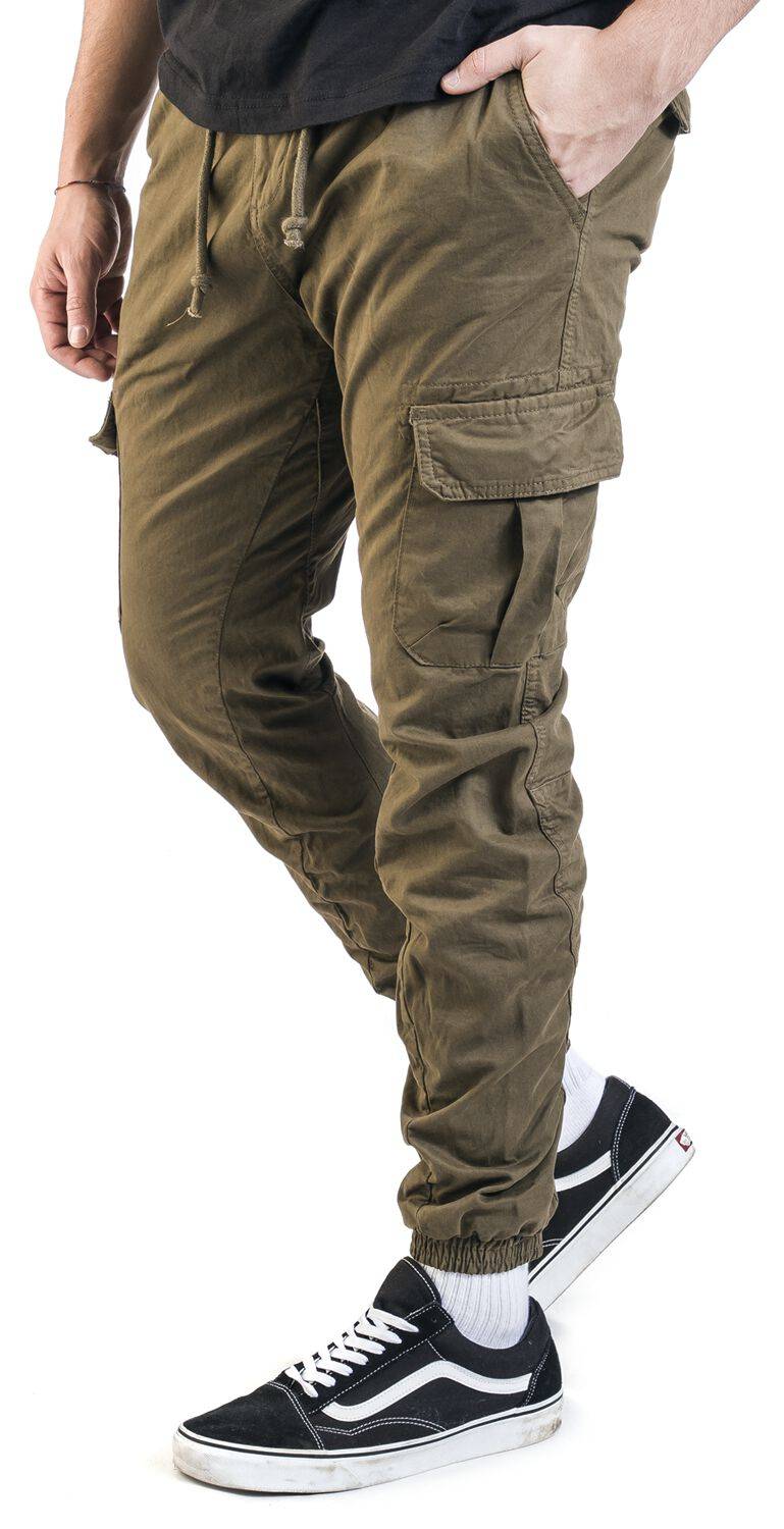 EMP "Cargo Jogging Pants" Cargohose oliv von Urban Classics zollfrei