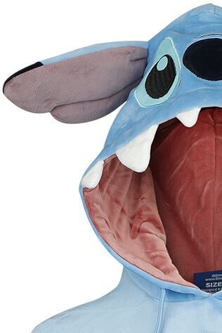 EMP "Stitch Novelty Cropped" Kapuzenpullover blau von Lilo & Stitch Online