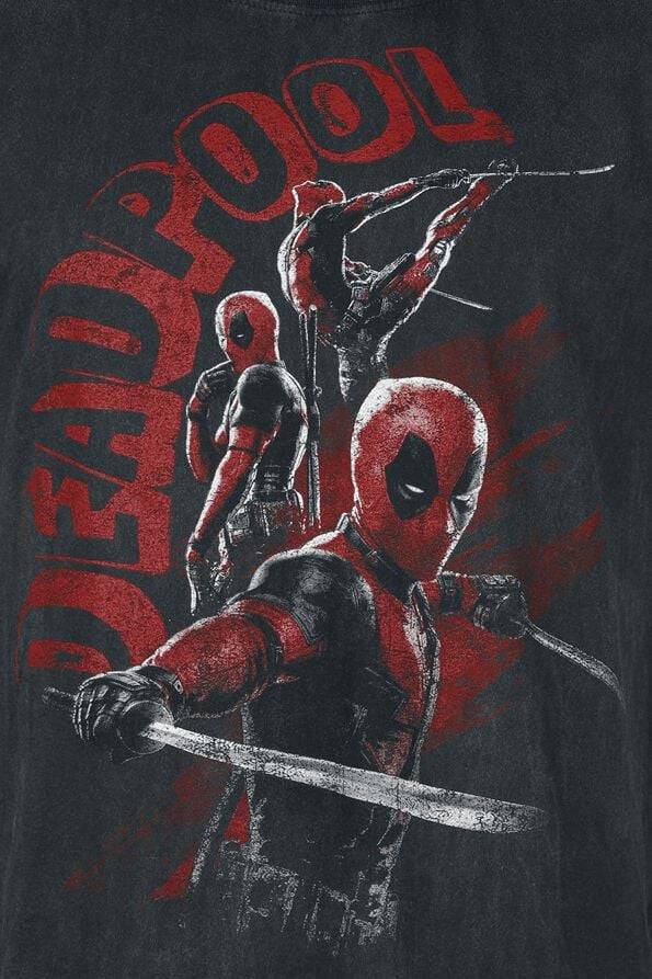 EMP "3 - Deadpool - Chimichangas" T-Shirt schwarz von Deadpool Black Friday