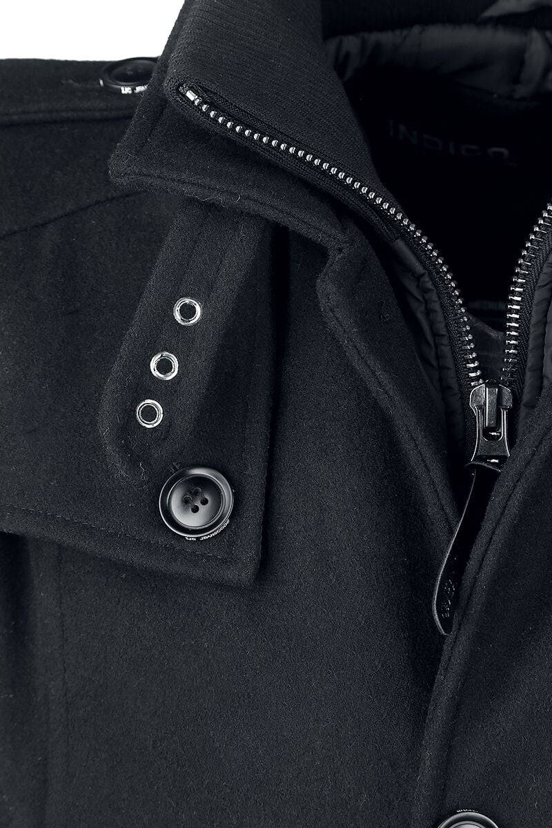 EMP "Brandon" Mantel schwarz von Indicode Cyber Monday