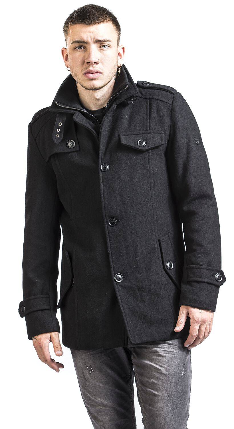 EMP "Brandon" Mantel schwarz von Indicode Cyber Monday