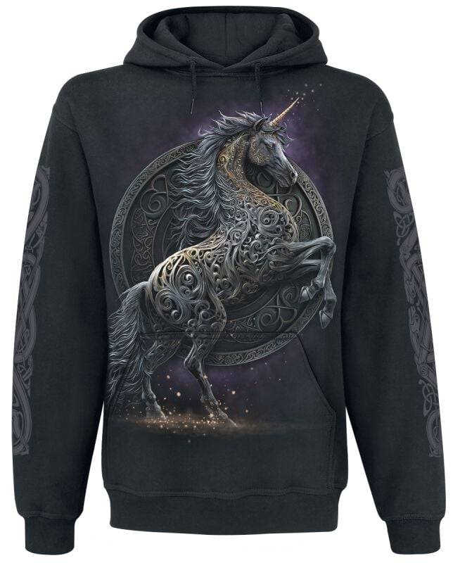 EMP "Celtic Unicorn" Kapuzenpullover schwarz von Spiral Osterangebot