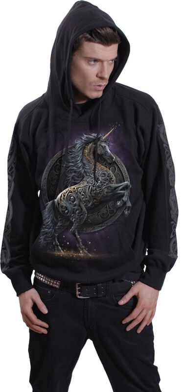 EMP "Celtic Unicorn" Kapuzenpullover schwarz von Spiral Osterangebot