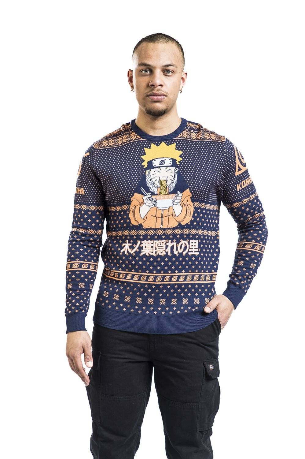 EMP "Ichiraku Ramen Shop" Weihnachtspullover multicolor von Naruto Vatertagsangebot