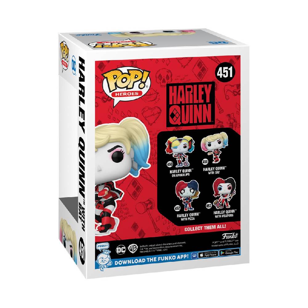 EMP "Harley with Bat Vinyl Figur 451" Funko Pop! von Harley Quinn Zeitlich begrenztes Angebot