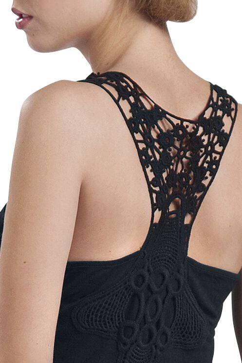 EMP "Laced Racerback" Top schwarz von RED by EMP Blitzangebot