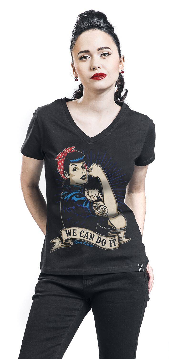 EMP "We Can Do It" T-Shirt schwarz von Queen Kerosin Tägliche Deals