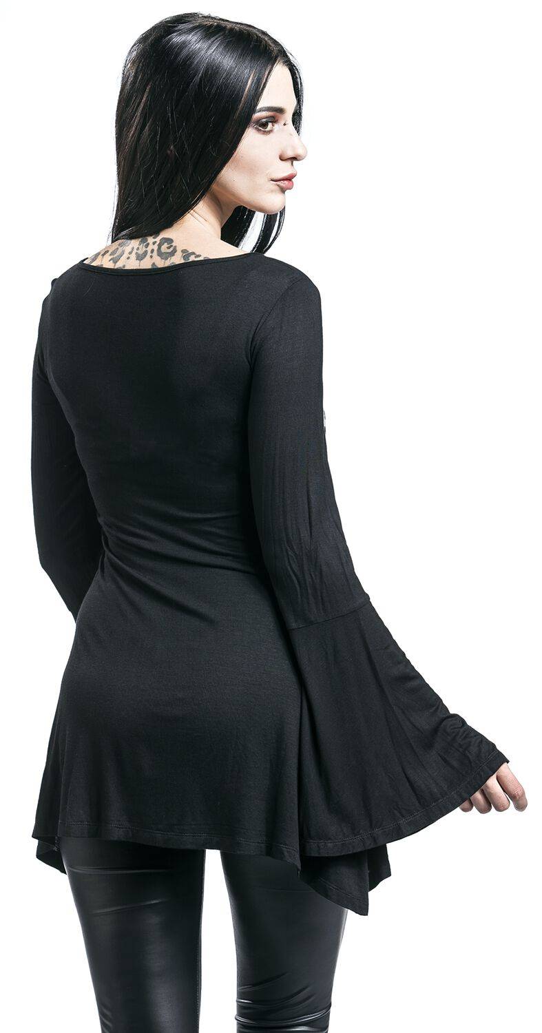 EMP Langarmshirt schwarz von Gothicana by EMP Sonderangebote