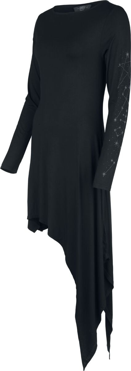 EMP "Crescent Doom Dress" Kurzes Kleid schwarz von KIHILIST by KILLSTAR VIP-Rabatte