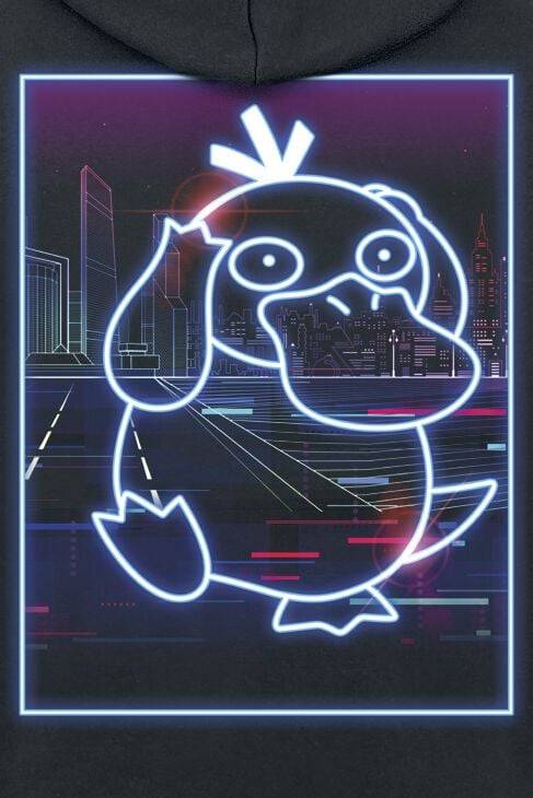 EMP "Enton - Neon" Kapuzenjacke schwarz von Pokémon Riesige Rabatte
