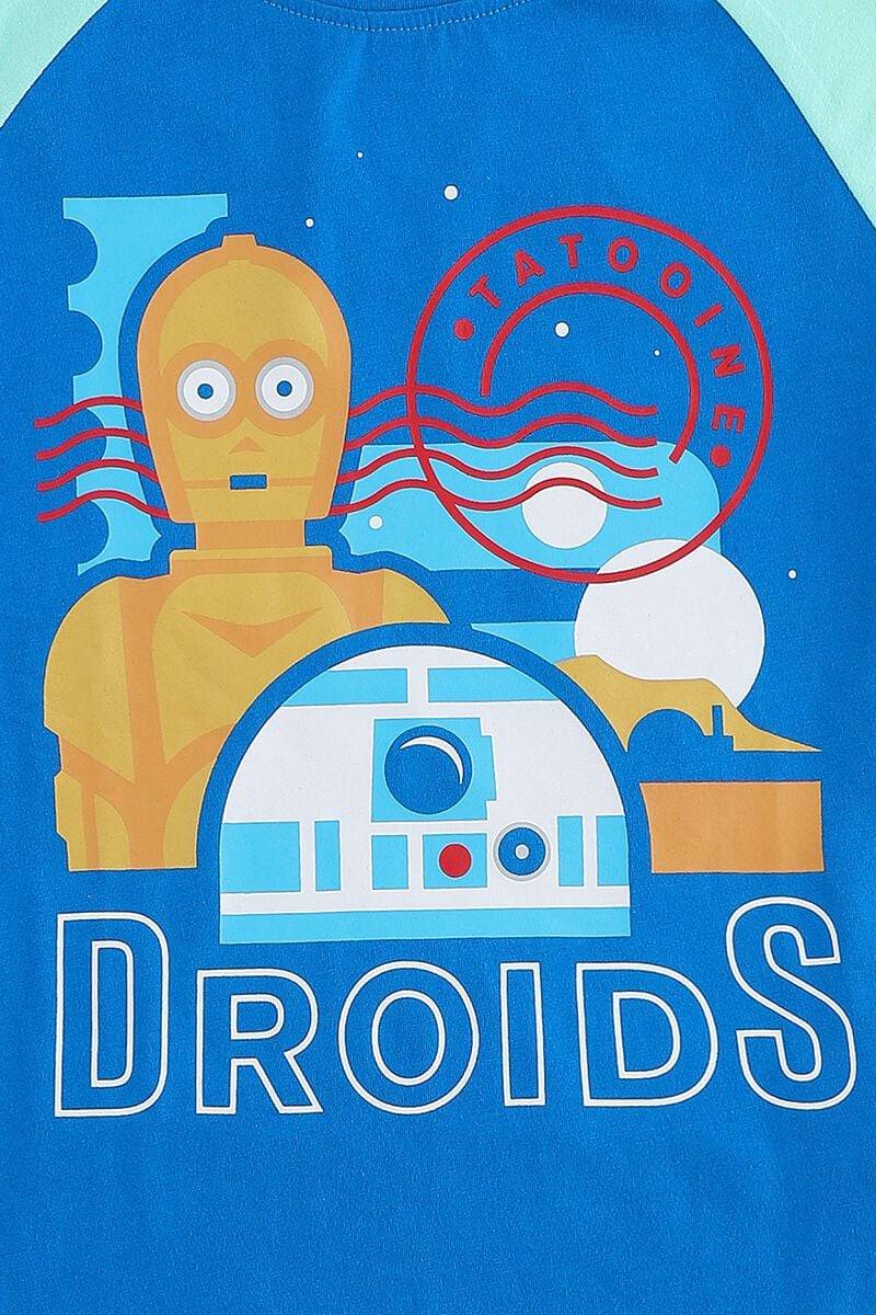 EMP "Kids - R2-D2" Kinder-Pyjama blau von Star Wars im Angebot