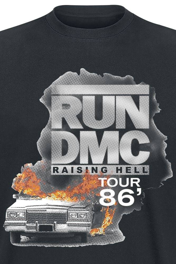 EMP "Burning Cadillac Tour 86" T-Shirt schwarz von Run DMC Rabatt