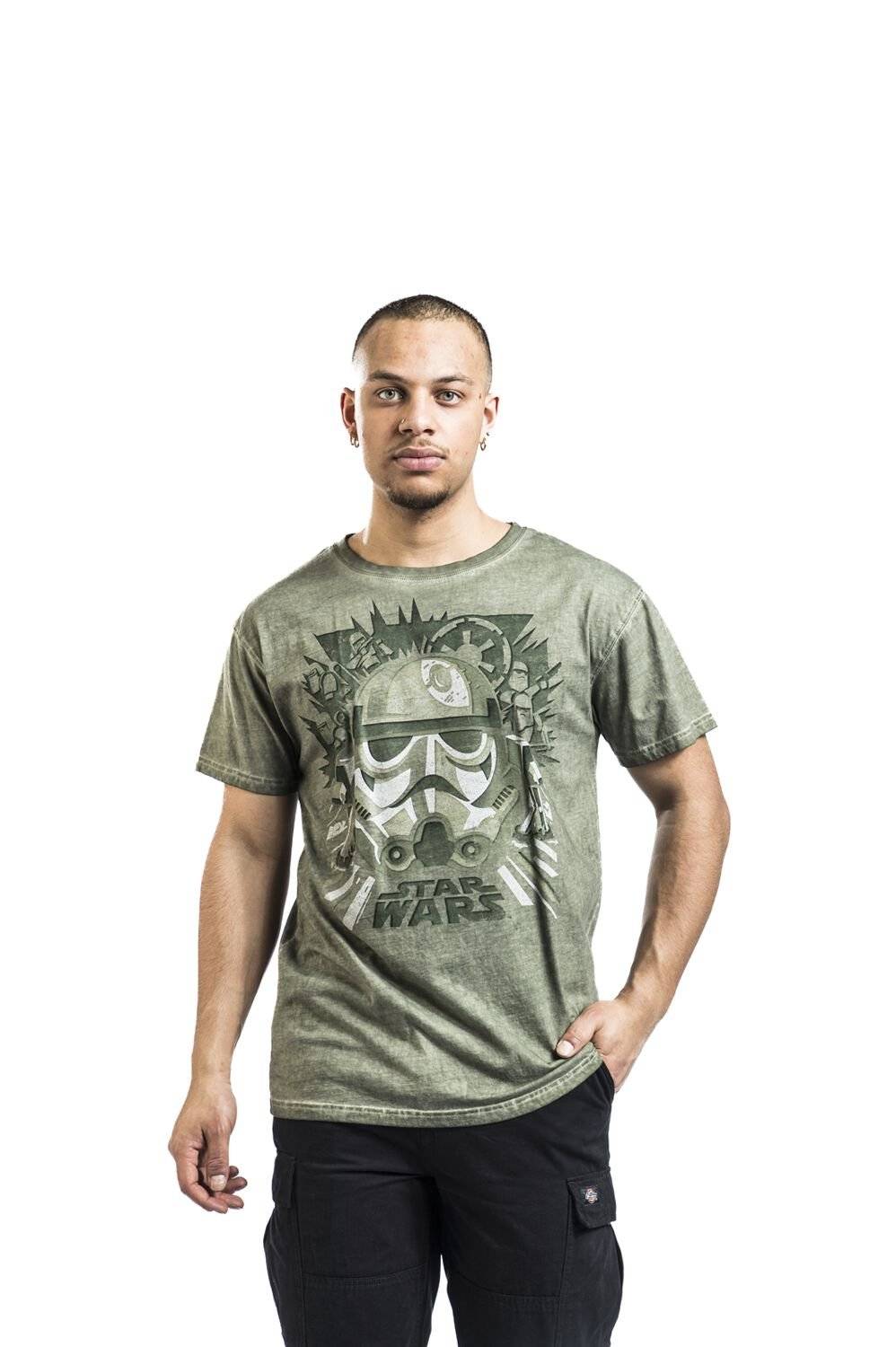 EMP "Stormtrooper" T-Shirt grün von Star Wars Flash Sale