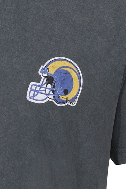 EMP "NFL Rams College Black Washed" T-Shirt multicolor von Recovered Clothing Cyber Monday