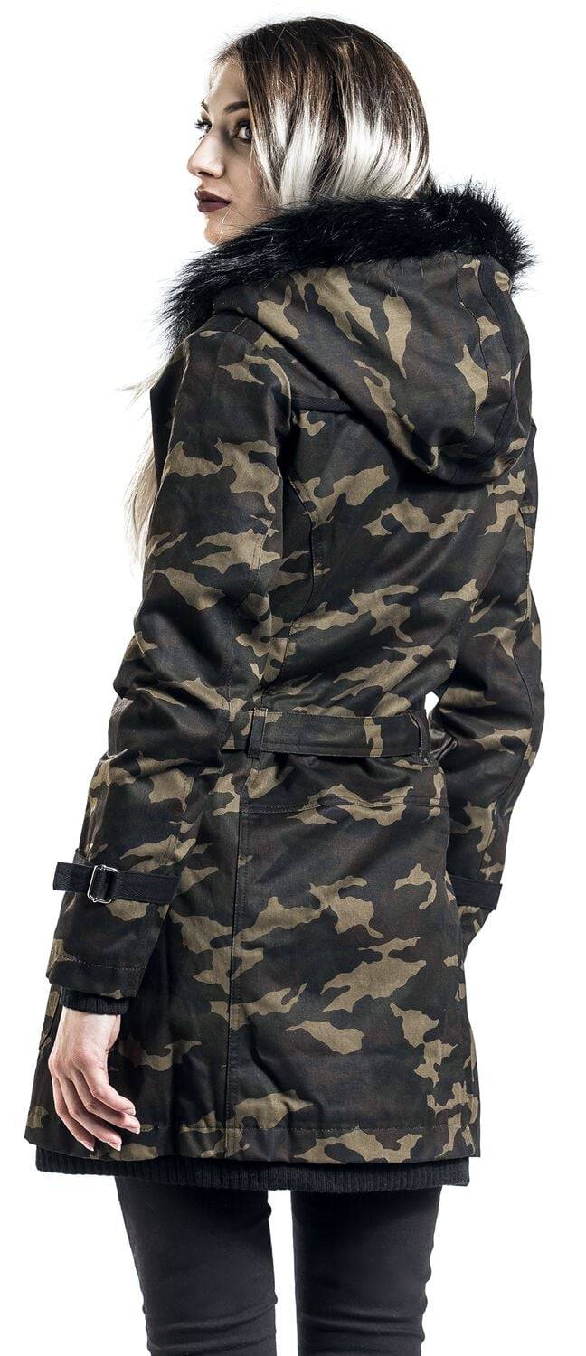 EMP Winterjacke camouflage von Gothicana by EMP Osterangebot
