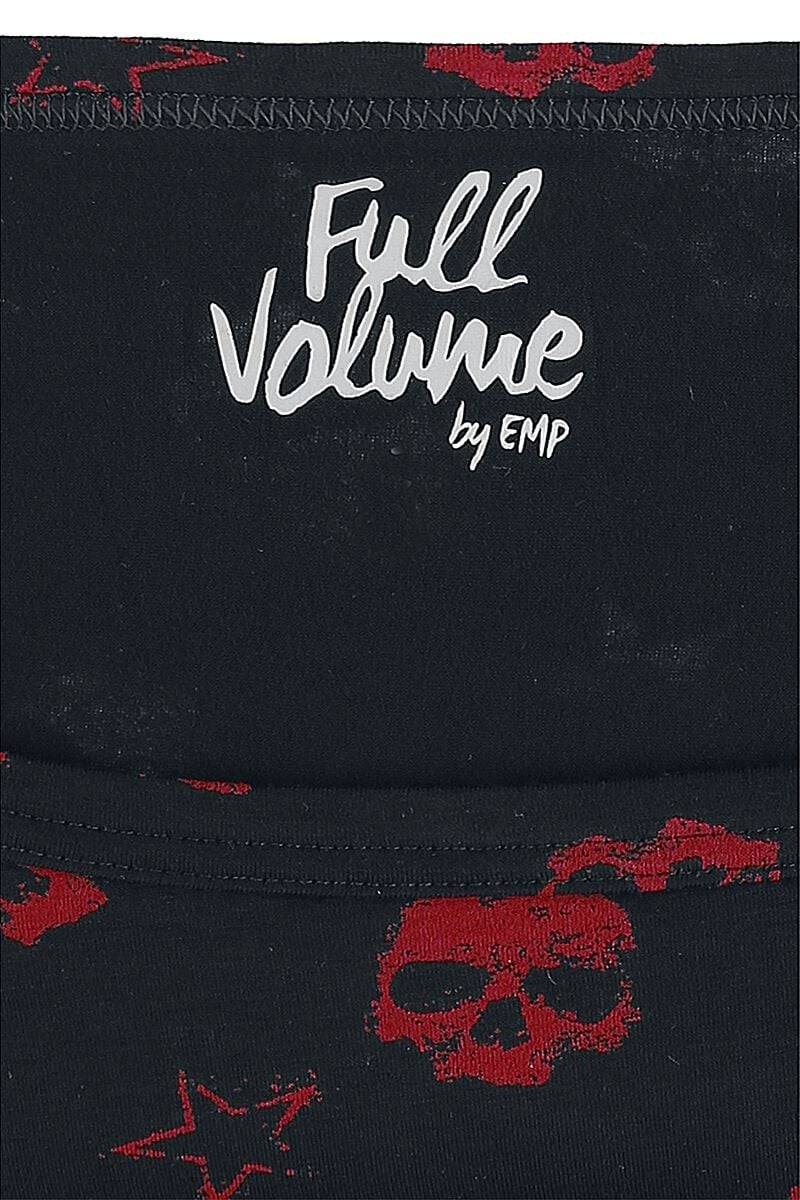 EMP T-Shirt schwarz/rot von Full Volume by EMP Valentinstagsangebot