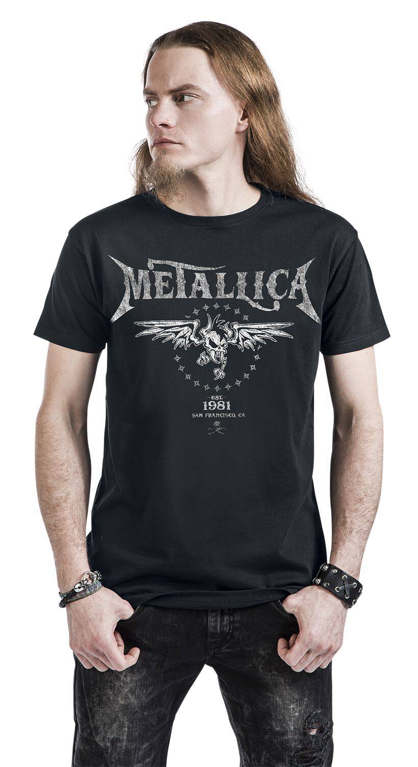 EMP "Biker" T-Shirt schwarz von Metallica Neuheiten