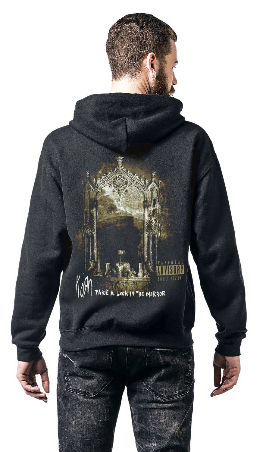 EMP "Mirror Cover" Kapuzenjacke schwarz von Korn Räumungsverkauf