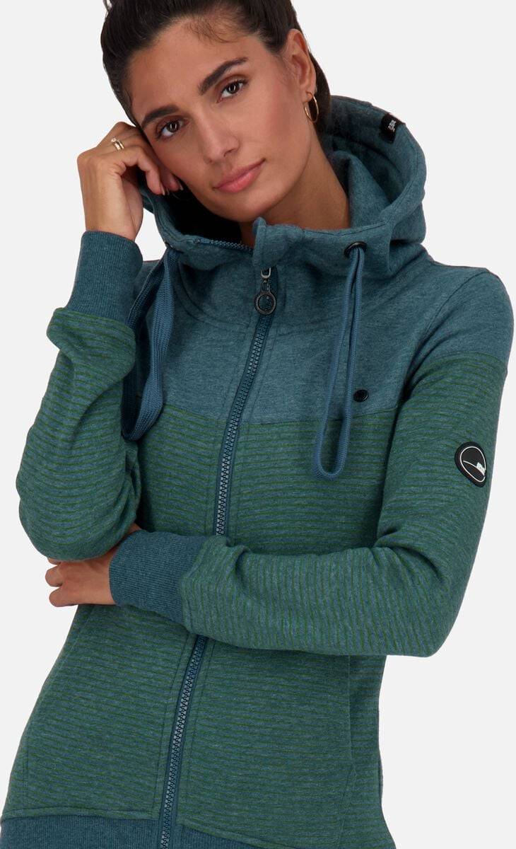 EMP "PalinaAK Z Hooded Sweat Jacket" Kapuzenjacke blau von Alife and Kickin Bis zu 50% Rabatt