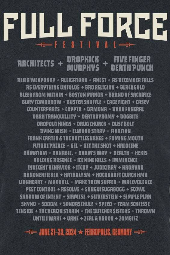 EMP "The Most Metal Place On Earth" T-Shirt schwarz von Full Force 2024 Sonderangebot der Fabrik