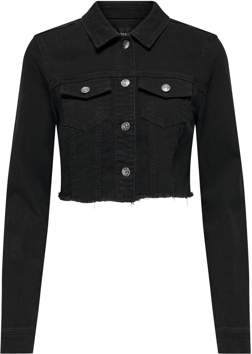 EMP "Onlwonder LS Cropped DNM Jacket NOOS" Jeansjacke schwarz von Only Vierteljährliche Förderung