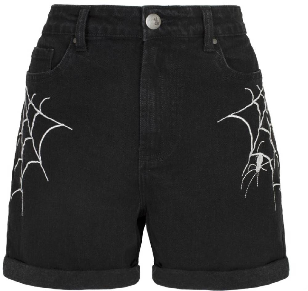 EMP "Ariana Shorts" Short schwarz von Hell Bunny Super Rabatt