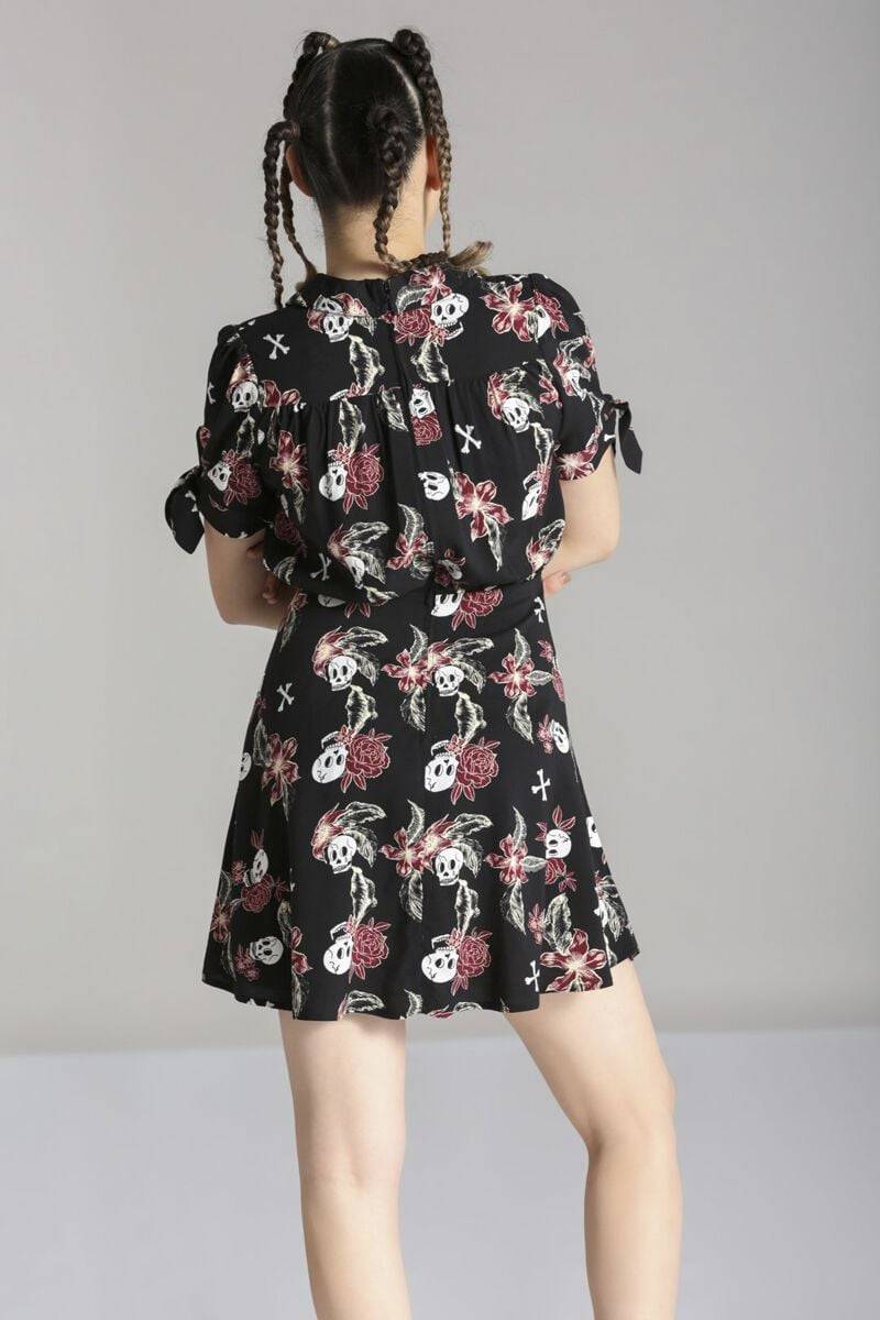 EMP "Alani Mini Dress" Kurzes Kleid multicolor von Hell Bunny Begrenzt auf 3 Tage