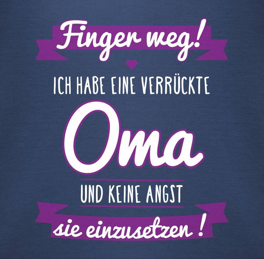 Shirtracer Ich habe eine verrückte Oma Lila Shirts & Mehr Shirtracer Große Rabatte