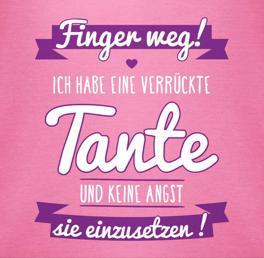 Shirtracer Ich habe eine verrückte Tante Lila: T-Shirt Gym Bag Shirtracer Riesige Ersparnisse
