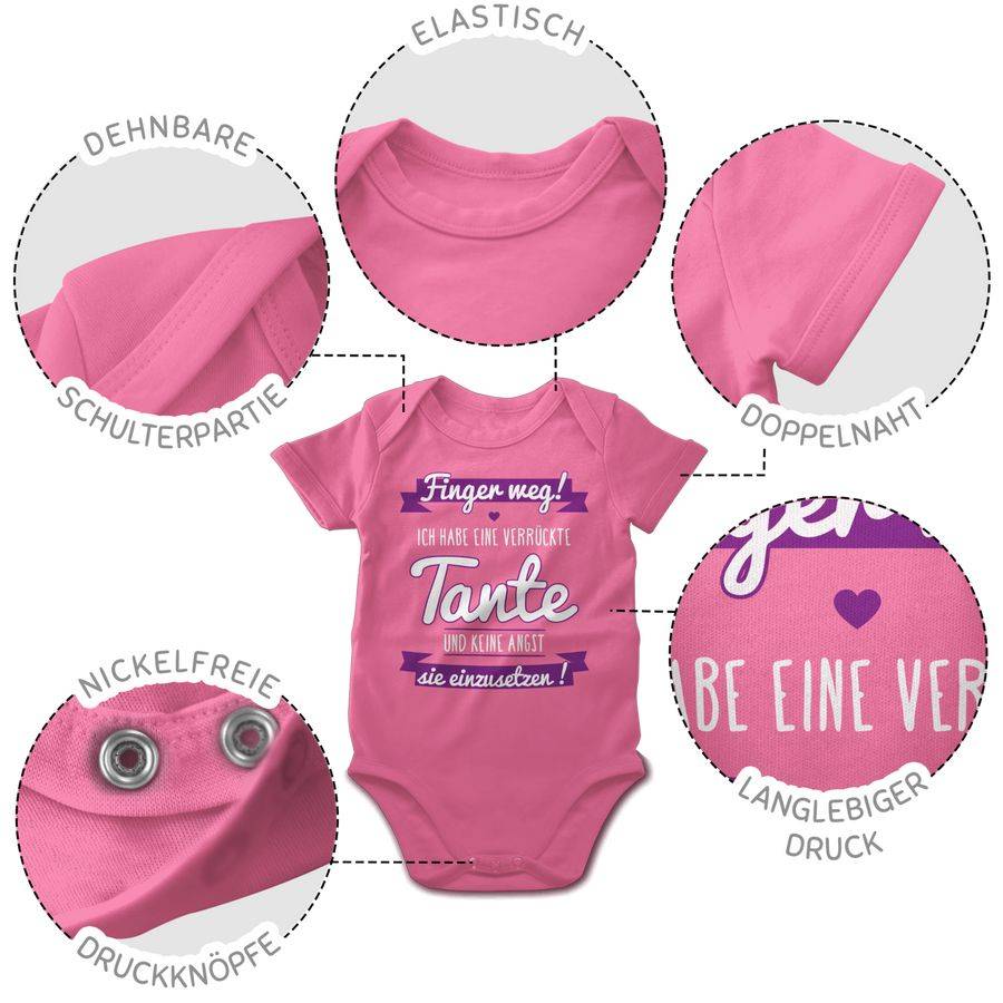 Shirtracer Ich habe eine verrückte Tante Lila: T-Shirt Gym Bag Shirtracer Riesige Ersparnisse