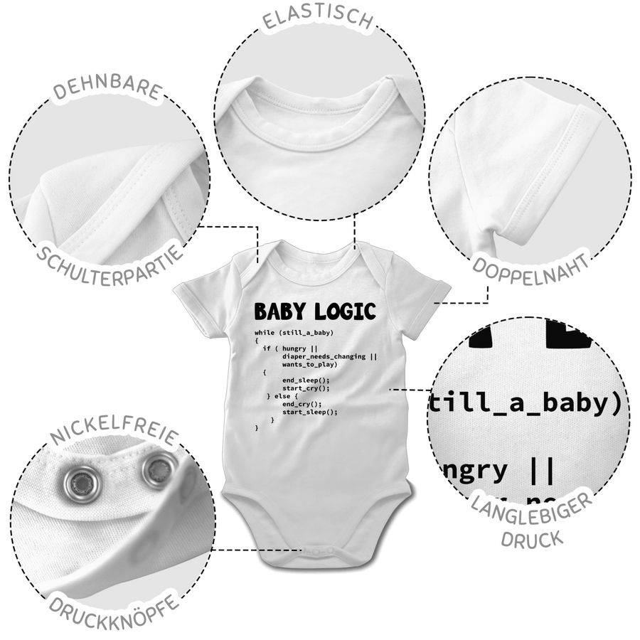 Shirtracer Nerdy Baby Logic Shirts & Mehr Shirtracer Tiefpreis