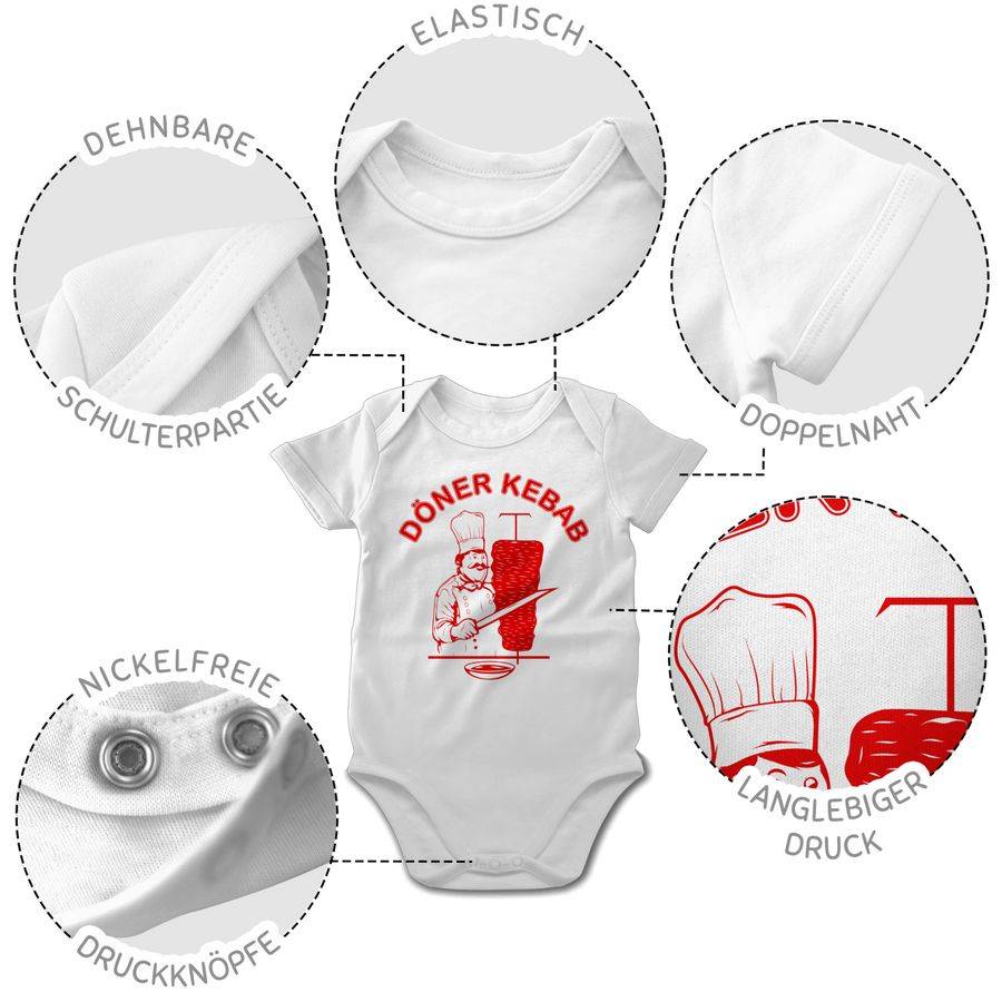 Shirtracer Original Döner Kebab Logo Shirts & Mehr Shirtracer Kostenlose Rückgabe