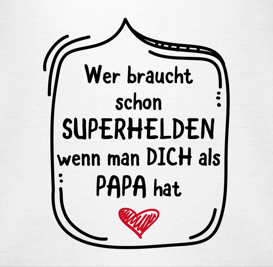 Shirtracer Wer braucht schon Superhelden wenn man dich als Papa hat Shirts & Mehr Shirtracer Letzte 2 Tage
