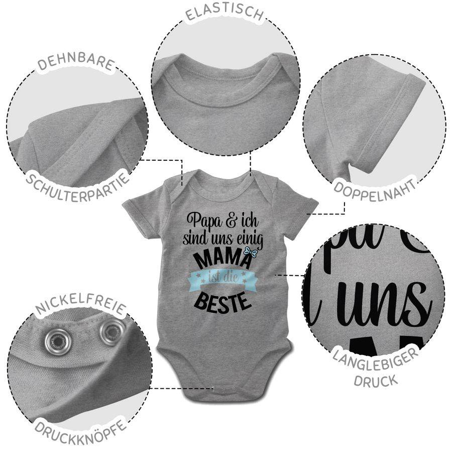 Shirtracer Mama ist die beste - blau schwarz Shirts & Mehr Shirtracer Sonderangebot der Fabrik