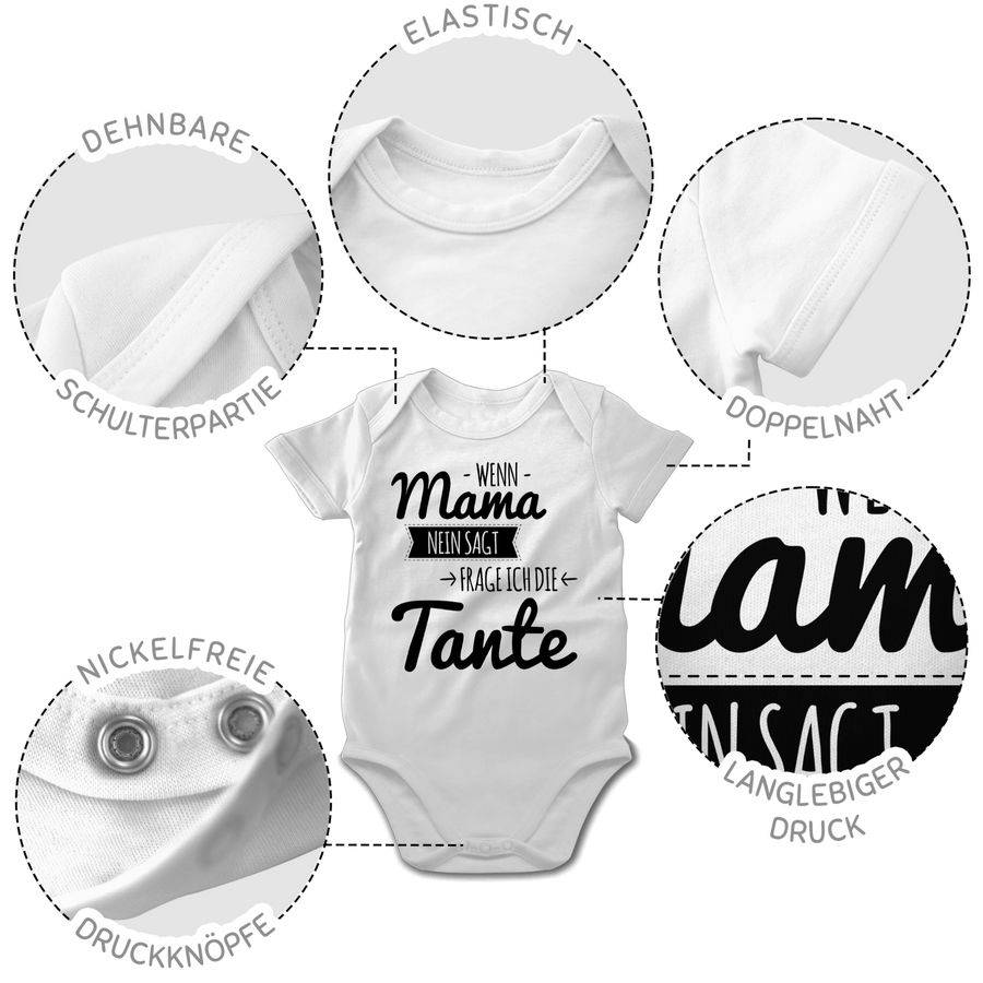Shirtracer Wenn Mama nein sagt frag ich die Tante Shirts & Mehr Shirtracer Outlet