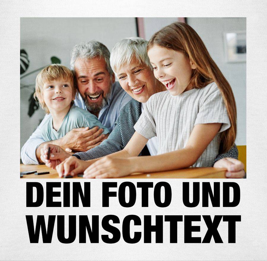 Shirtracer Mit Foto eigenem Bild Text Name Wunschtext Shirts & Mehr Shirtracer im Angebot