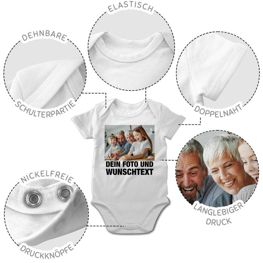 Shirtracer Mit Foto eigenem Bild Text Name Wunschtext Shirts & Mehr Shirtracer im Angebot