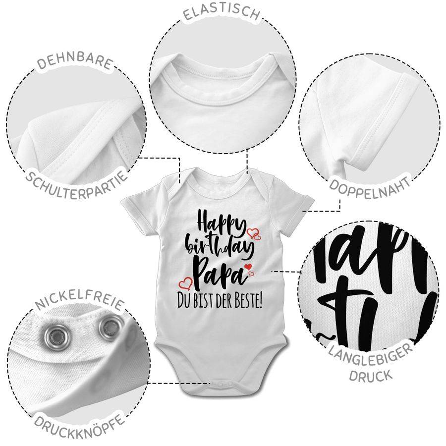 Shirtracer Happy Birthday Papa Shirts & Mehr Shirtracer Schlussverkauf