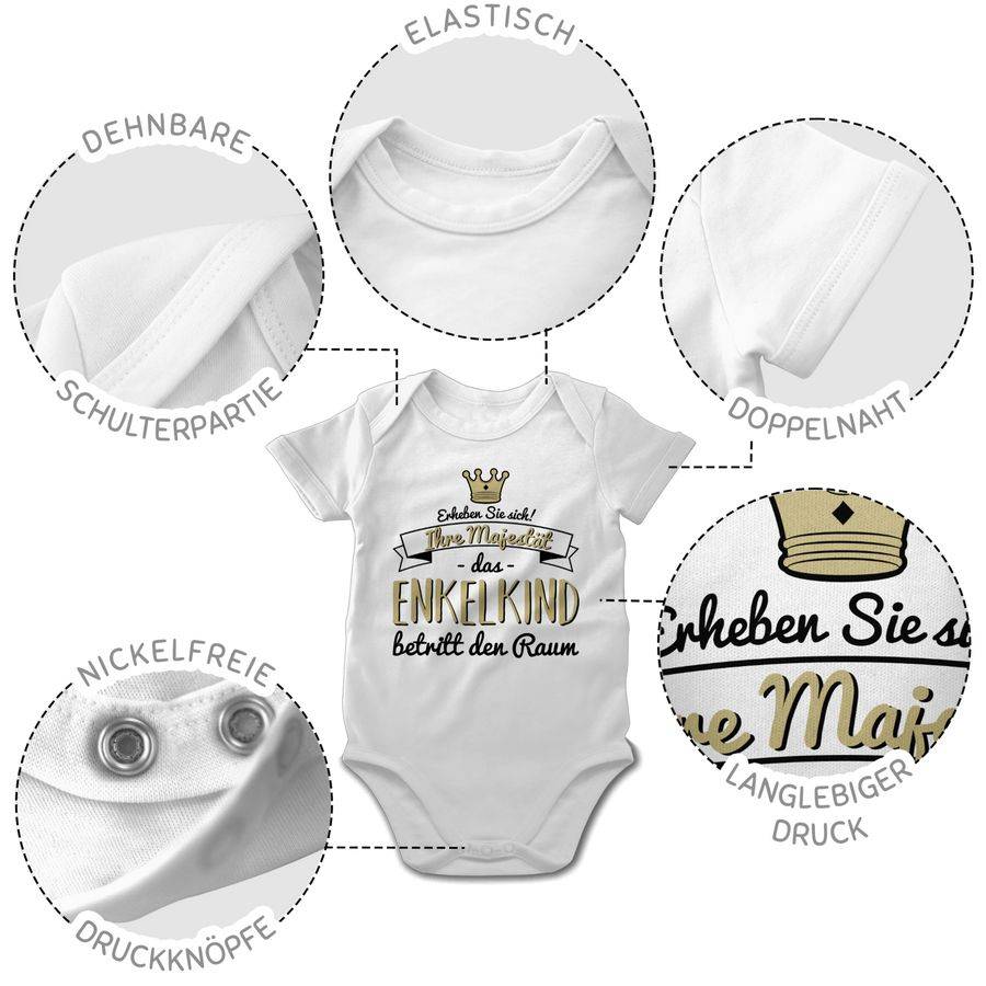 Shirtracer Ihre Majestät das Enkelkind betritt den Raum: T-Shirt Rucksack Shirtracer Günstiger Verkauf