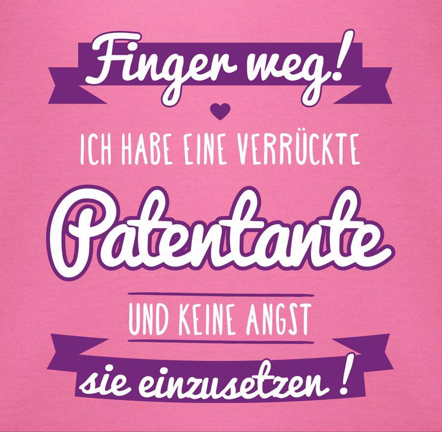 Shirtracer Ich habe eine verrückte Patentante lila Shirts & Mehr Shirtracer Fabrikpreis