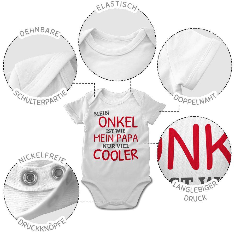 Shirtracer Mein Onkel ist wie mein Papa nur cooler Shirts & Mehr Shirtracer Saisonschlussverkauf
