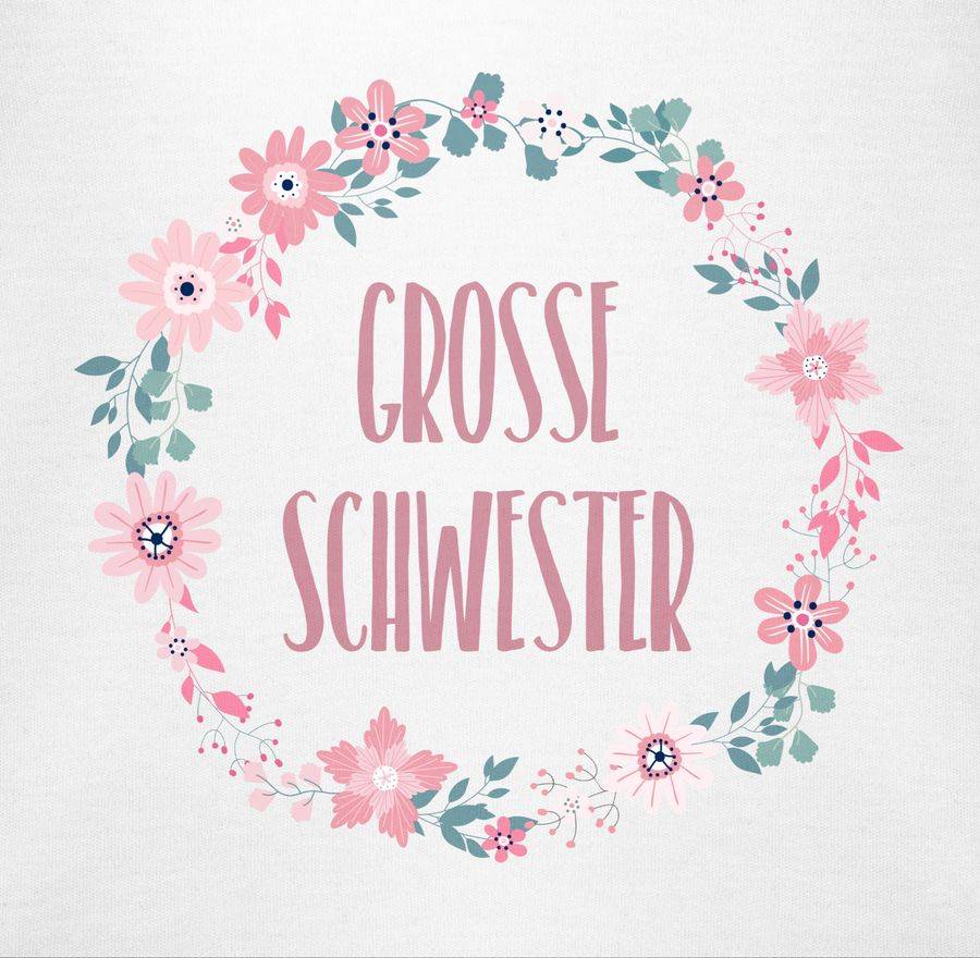 Shirtracer Große Schwester - Schwesterherz: T-Shirt Rucksack Shirtracer Cyber Monday