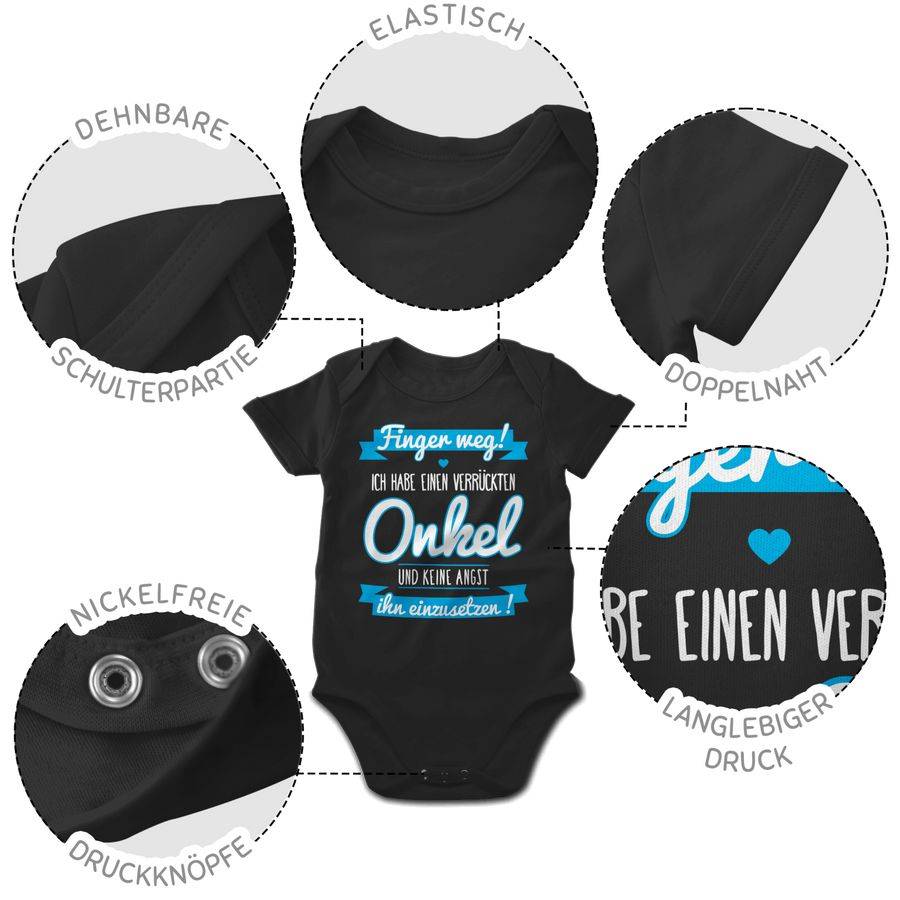 Shirtracer Ich habe einen verrückten Onkel blau Shirts & Mehr Shirtracer Heißer Verkauf