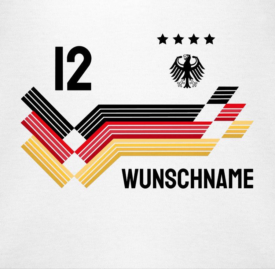 Shirtracer Trikot mit anpassbarem Namen und Trikotnummer: T-Shirt Gym Bag Shirtracer Blitzangebot