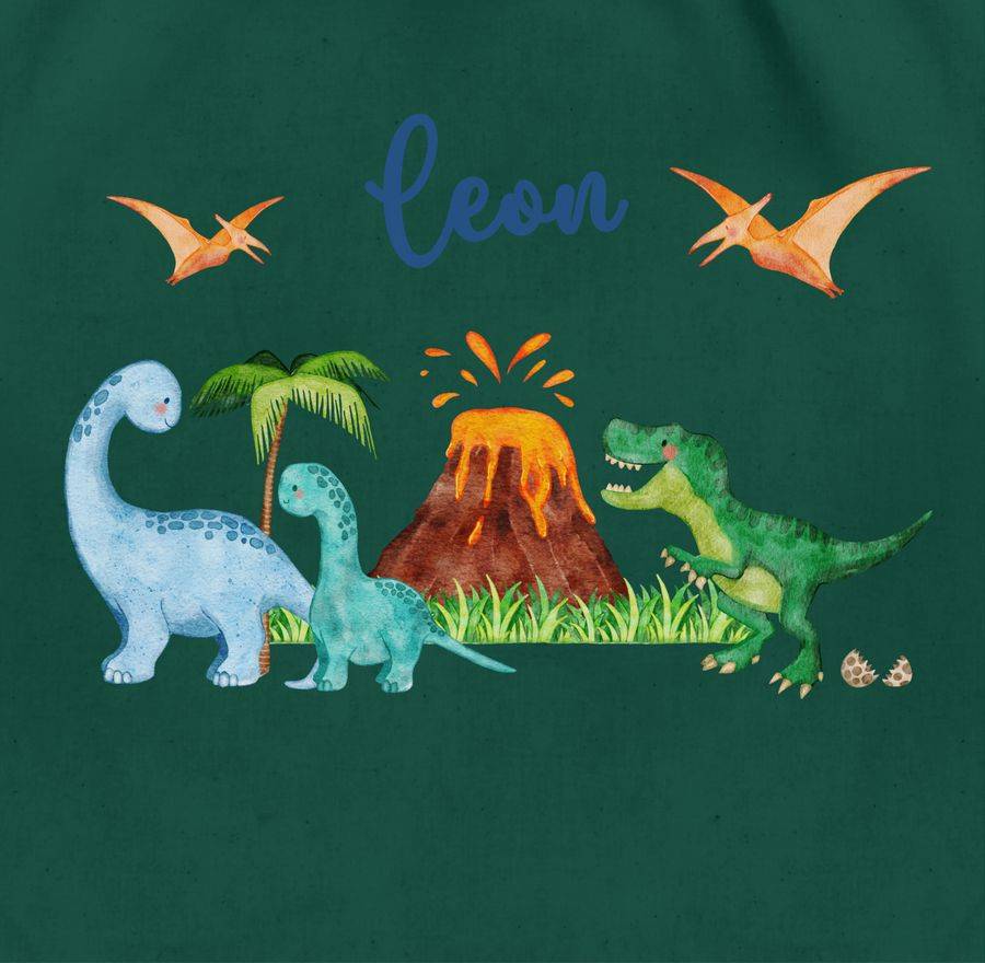 Shirtracer Dinosaurier Dino Dinos: Tshirt Turnbeutel Shirtracer Kostenlose Rückgabe