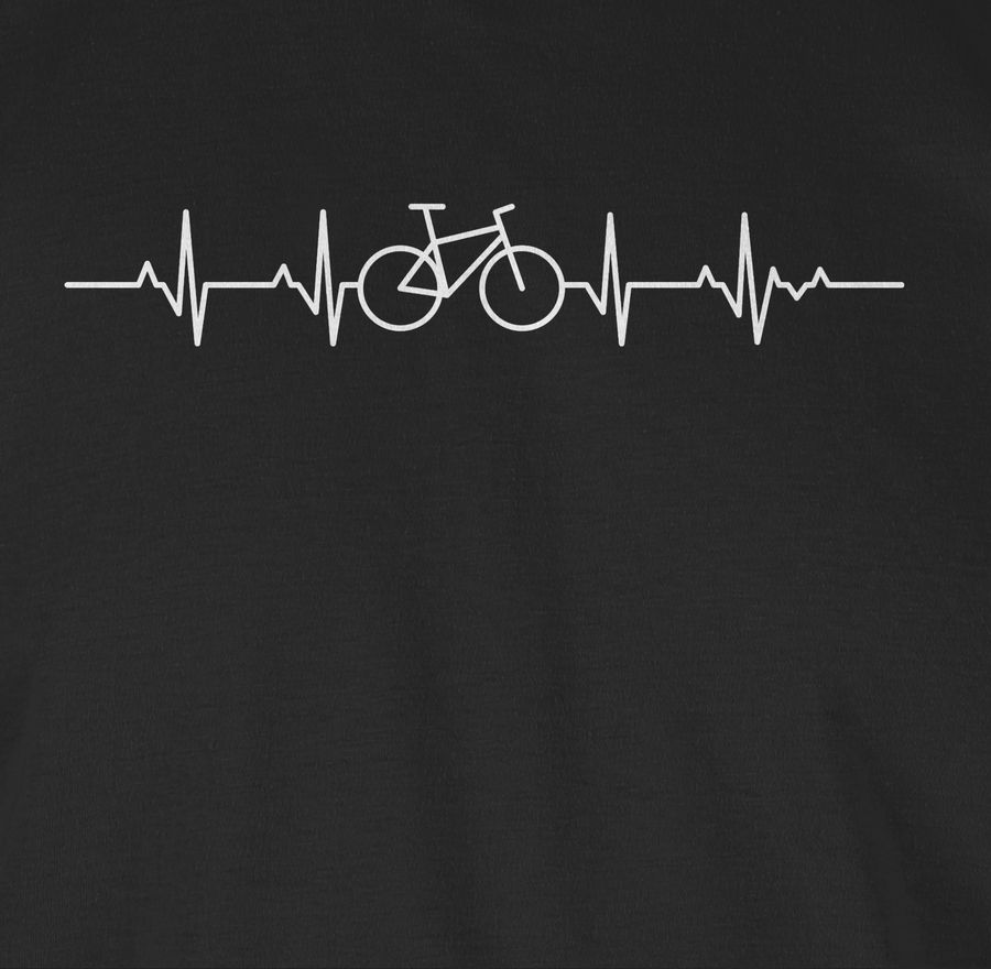 Shirtracer Herzschlag Fahrrad Shirts & Mehr Shirtracer Kostenloser Versand international