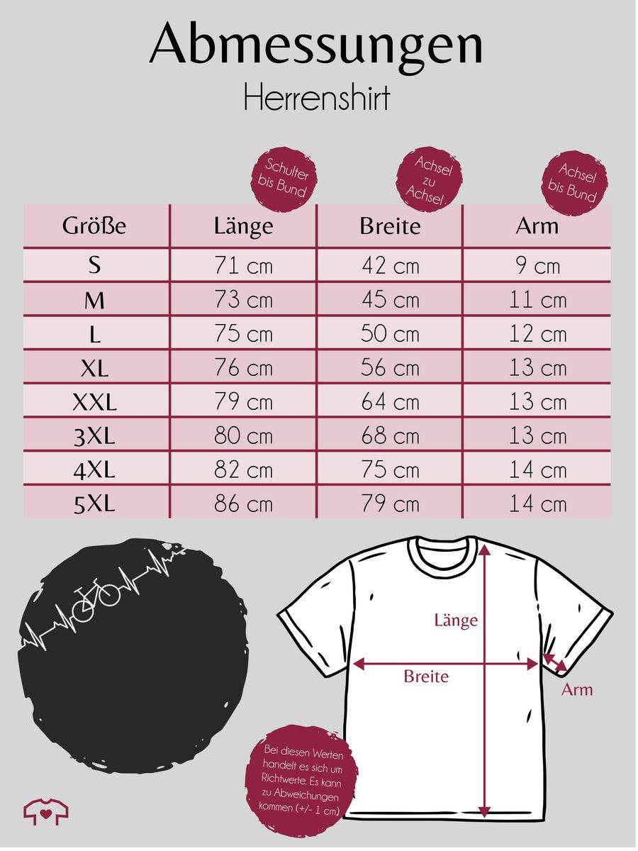 Shirtracer Herzschlag Fahrrad Shirts & Mehr Shirtracer Kostenloser Versand international