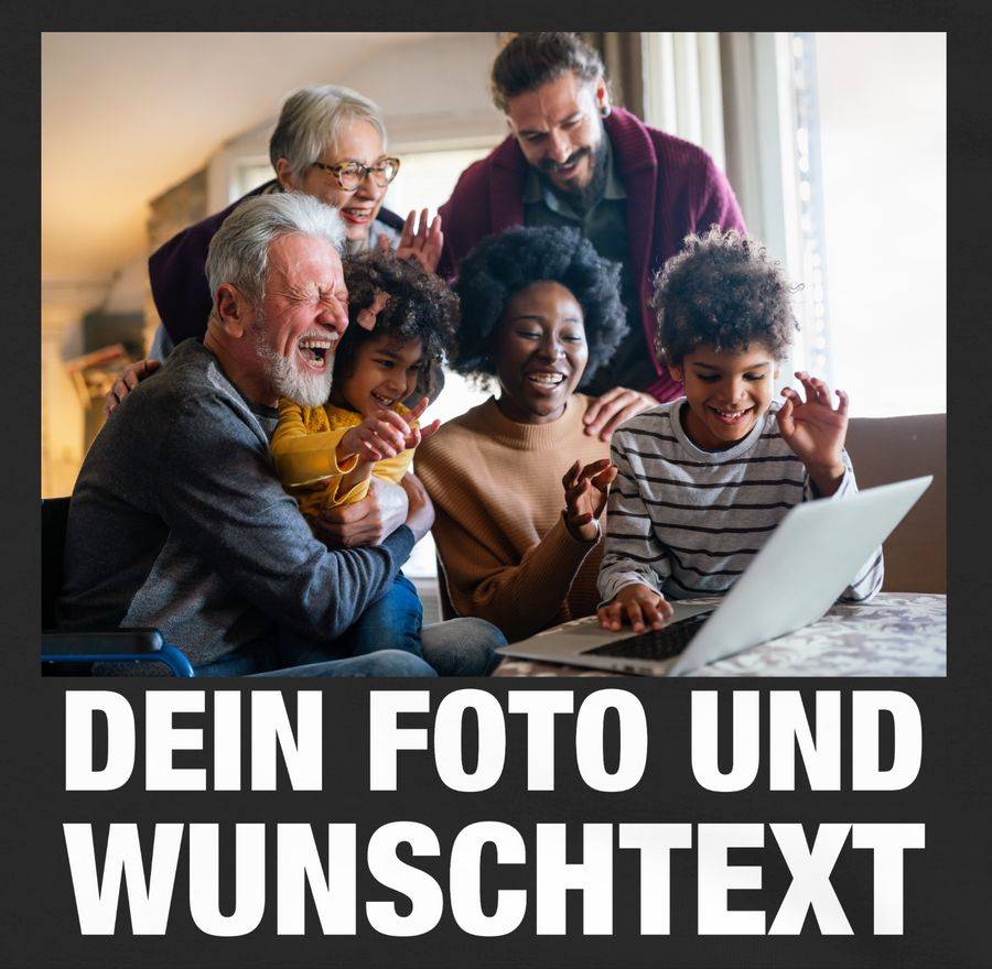 Shirtracer Mit Bild eigenem Foto Name Text Wunschtext: Tshirt Rucksack Shirtracer Online