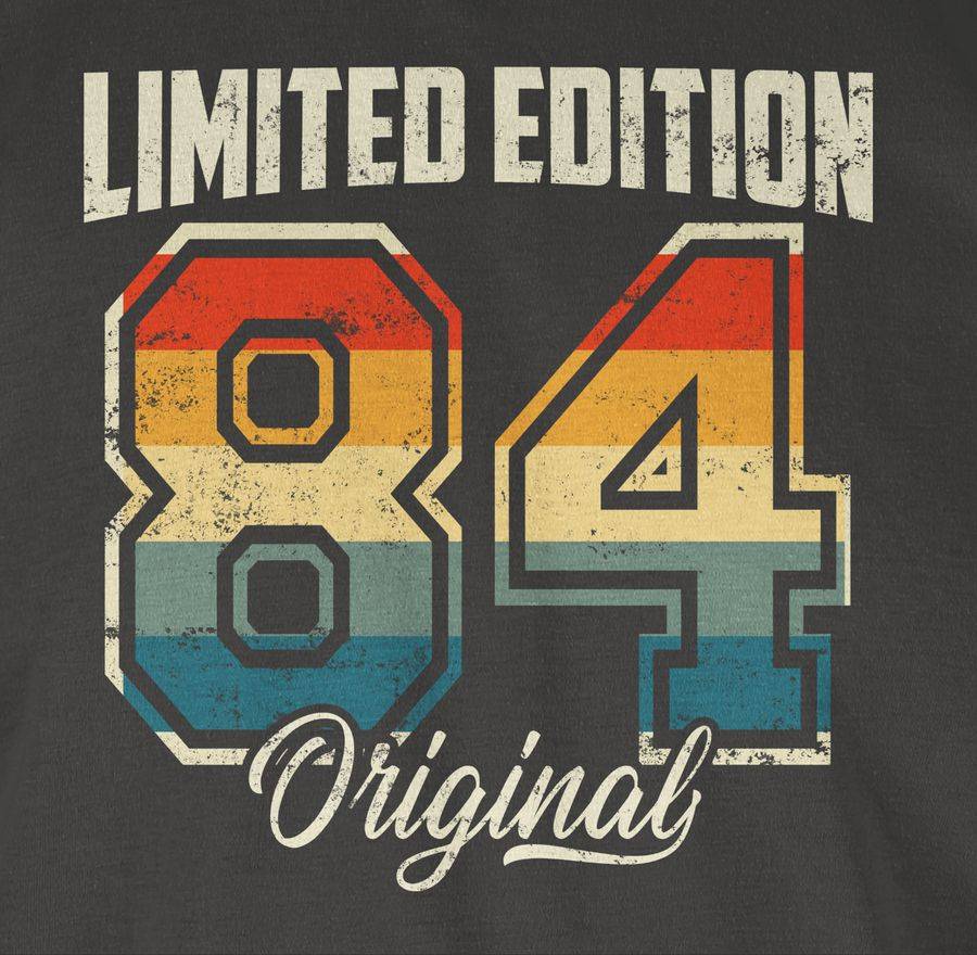 Shirtracer Limited Edition 1984 Original Vierzigster: T-Shirt Turnbeutel Shirtracer Flash Sale